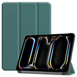 Forest Green Leather Folio Case with Smart Cover (iPad Pro 11-inch 2024)