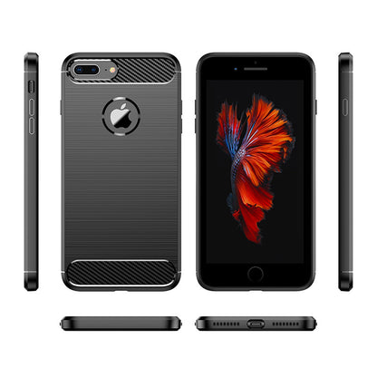 Red Brushed Metal Case (iPhone 7+/8+)