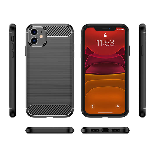 Navy Brushed Metal Case (iPhone 11)