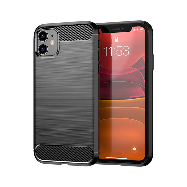 Black Brushed Metal Case (iPhone 11)