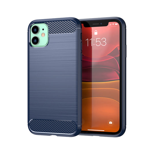 Navy Brushed Metal Case (iPhone 11)