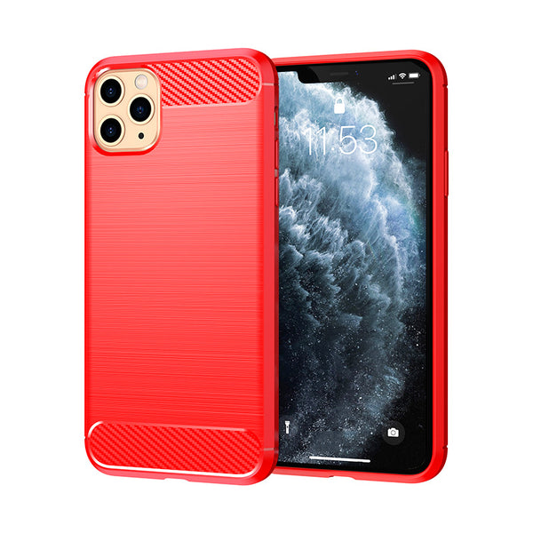 Red Brushed Metal Case (iPhone 11 Pro Max)