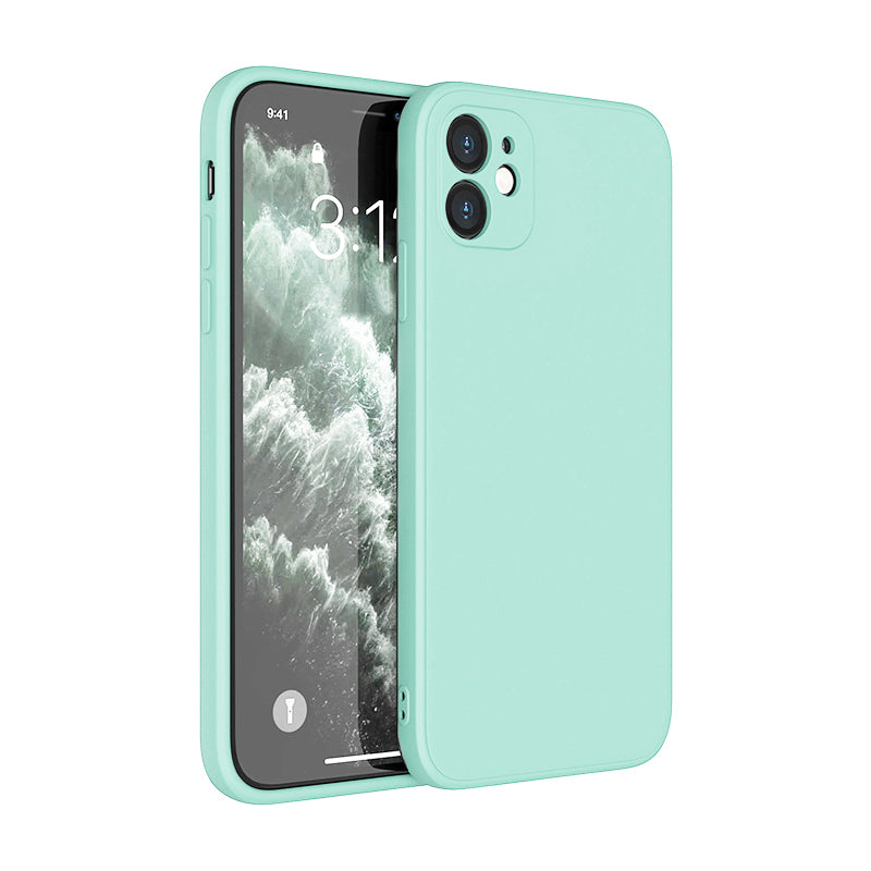 Matte Mint Blue Soft Case (iPhone 12)