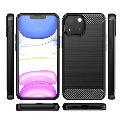 Grey Brushed Metal Case (iPhone 13 Mini)