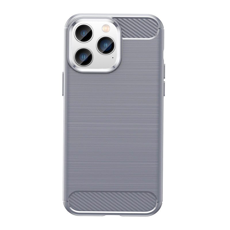 Grey Brushed Metal Case (iPhone 14 Pro)