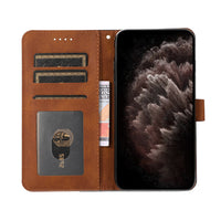 Black/Brown Wallet Case (iPhone 14 Plus)