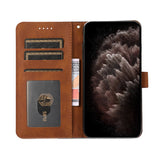Black/Brown Wallet Case (iPhone 14 Plus)