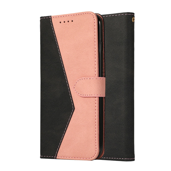 Black/Pink Wallet Case (iPhone 14 Plus)