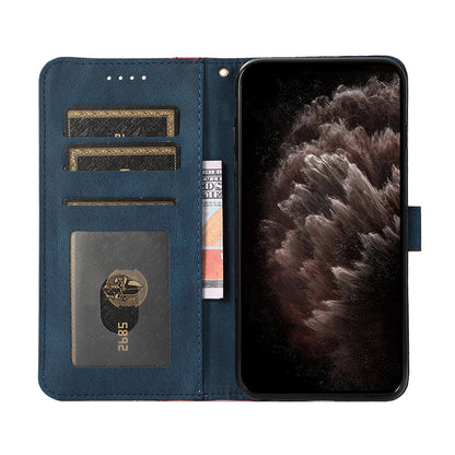 Red & Navy Envelope Wallet Case (iPhone 14 Plus)