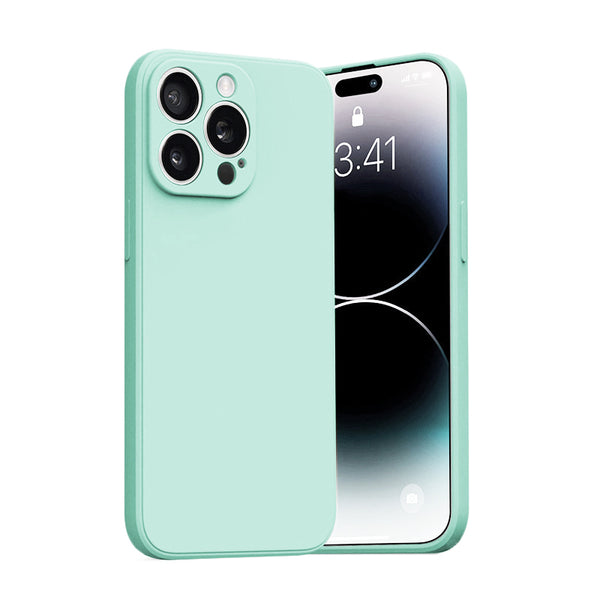 Matte Mint Blue Soft Case (iPhone 15 Pro)