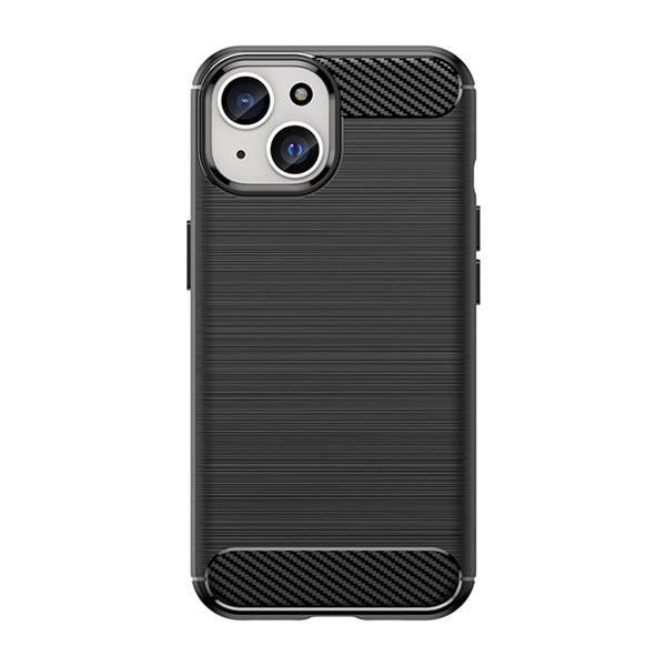 Black Brushed Metal Case (iPhone 15)