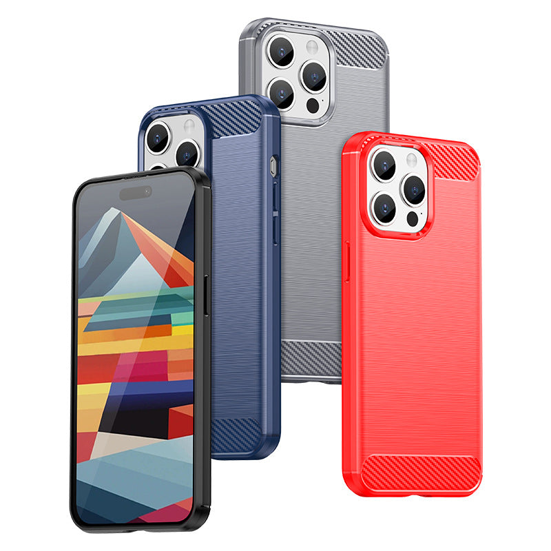 Black Brushed Metal Case (iPhone 15 Pro Max)