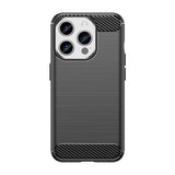 Black Brushed Metal Case (iPhone 15 Pro Max)
