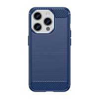 Navy Brushed Metal Case (iPhone 15 Pro Max)