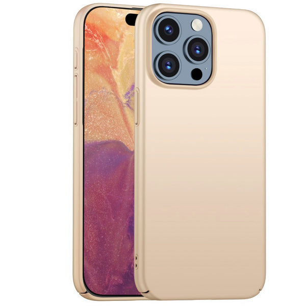 Metallic Gold Hard Case (iPhone 15 Pro Max)