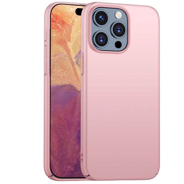 Metallic Rose Gold Hard Case (iPhone 15 Pro)