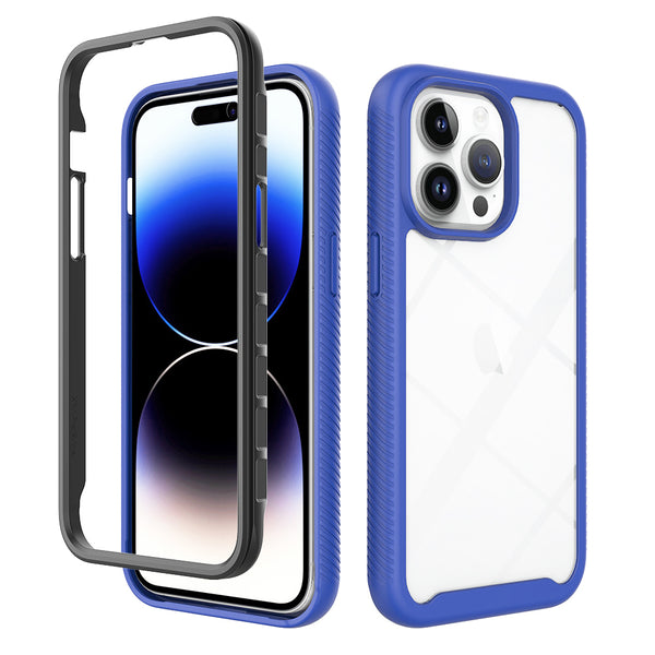 Navy Guardian Clear Case (iPhone 15 Pro)