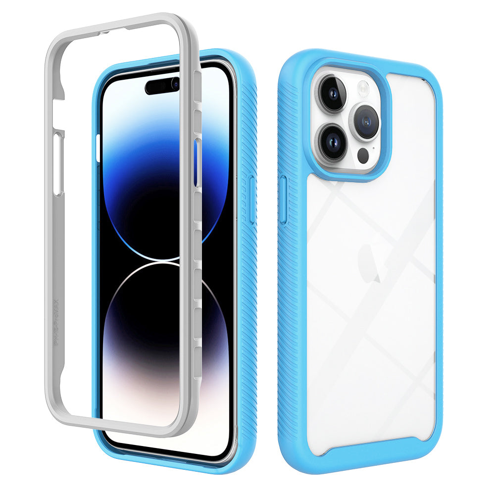 Sky Blue Guardian Clear Case (iPhone 15 Pro)