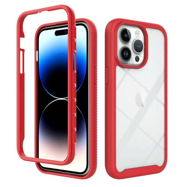 Red Guardian Clear Case (iPhone 15 Pro Max)