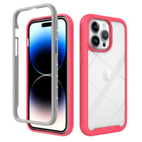 Pink Guardian Clear Case (iPhone 15 Pro Max)