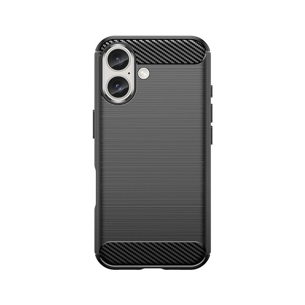 Black Brushed Metal Case (iPhone 16 Plus)