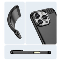 Navy Brushed Metal Case (iPhone 16 Pro Max)