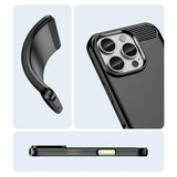 Navy Brushed Metal Case (iPhone 16 Pro Max)