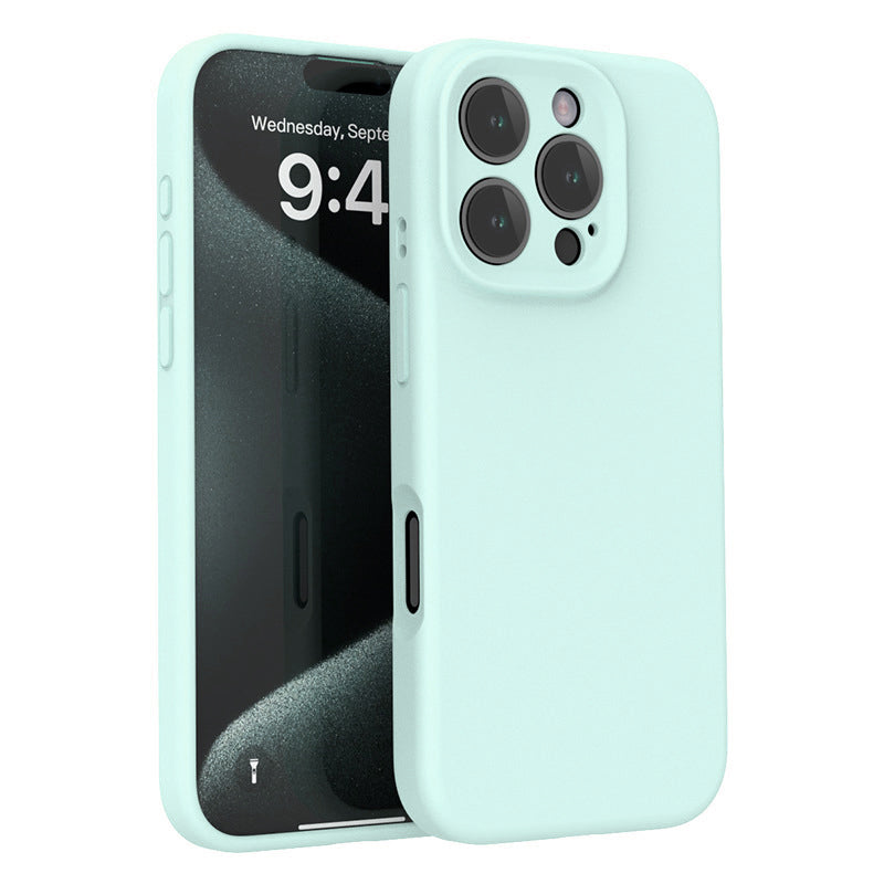 Matte Mint Blue Soft Case (iPhone 16 Pro)
