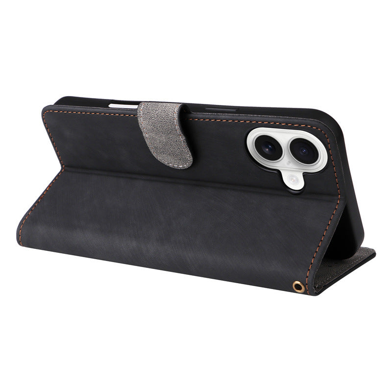 Black Wallet Case (iPhone 16)