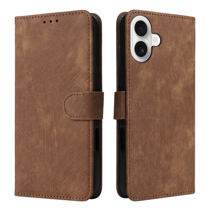 Brown Wallet Case (iPhone 16 Plus)