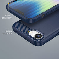 Red Brushed Metal Case (iPhone 16e)