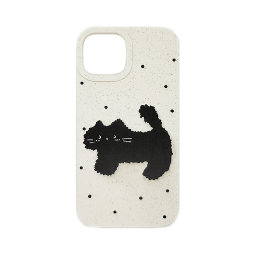 White Cat Case (iPhone 15)