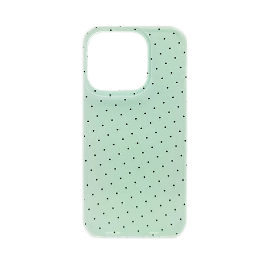Polka Mint Case (iPhone 15 Pro)