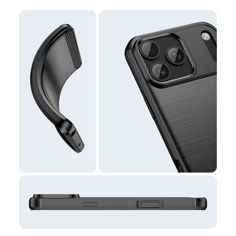 Navy Brushed Metal Case (iPhone 17 Pro)