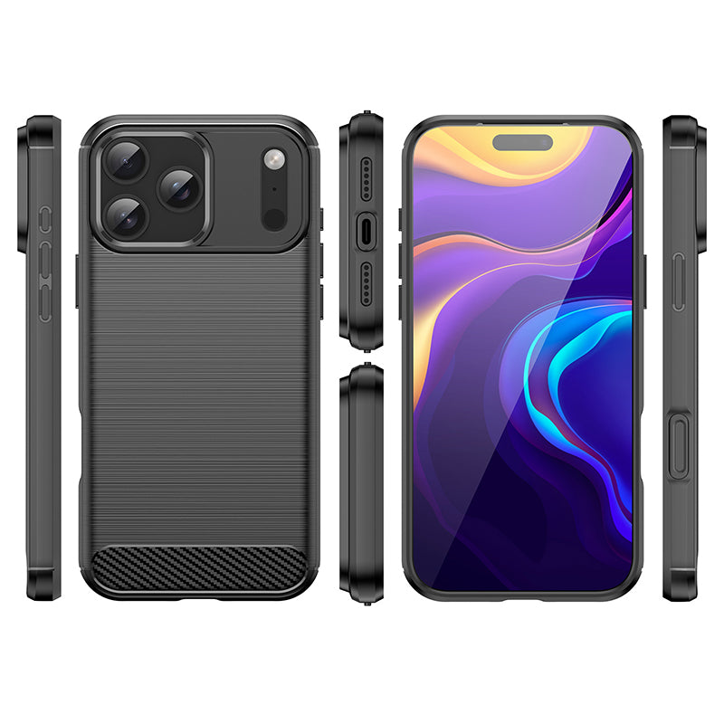 Navy Brushed Metal Case (iPhone 17 Pro)