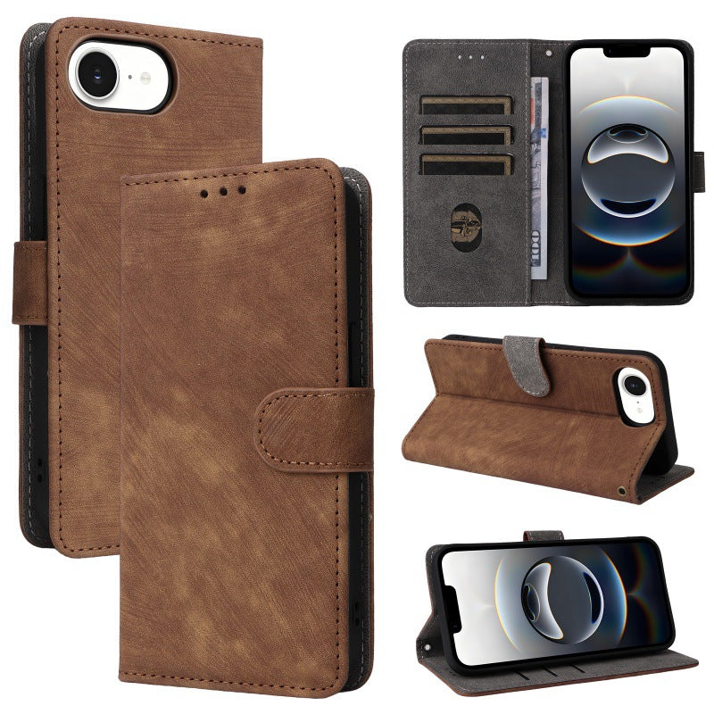 Brown Wallet Case (iPhone 16e)