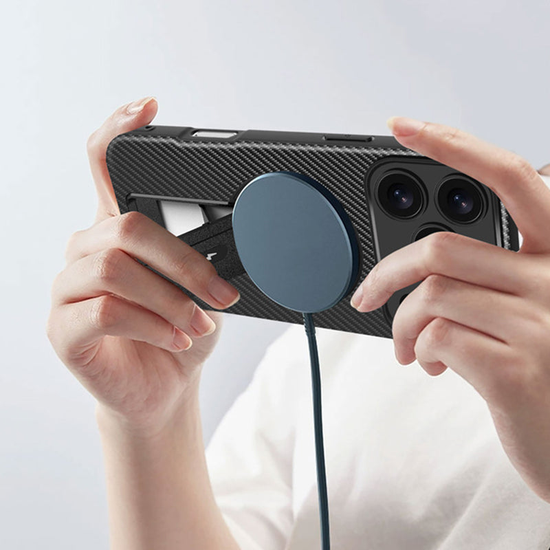 Red MagSafe Kickstand Case (iPhone 17 Pro)