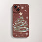 Brown Christmas Tree Case (iPhone 15)