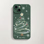 Dark Green Christmas Tree Case (iPhone 16 Pro)