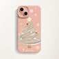 Pink Christmas Tree Case (iPhone 15)