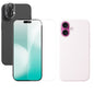 Misty Pink Case, Screen & Lens Protector Combo (iPhone 16)