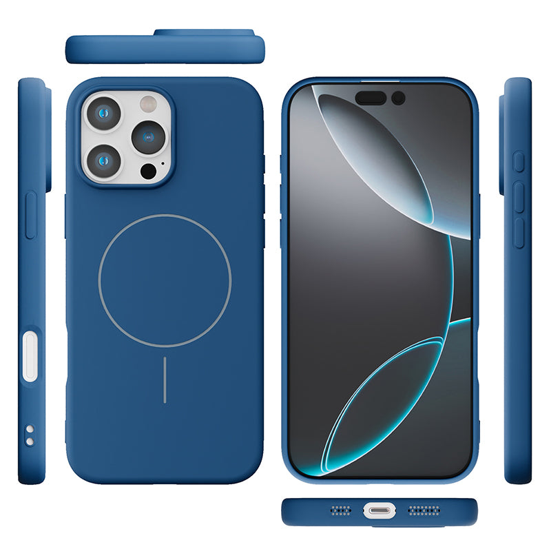 Navy MagSafe Case (iPhone 16 Pro Max)