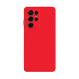 Matte Red Soft Case (Galaxy S22 Ultra)