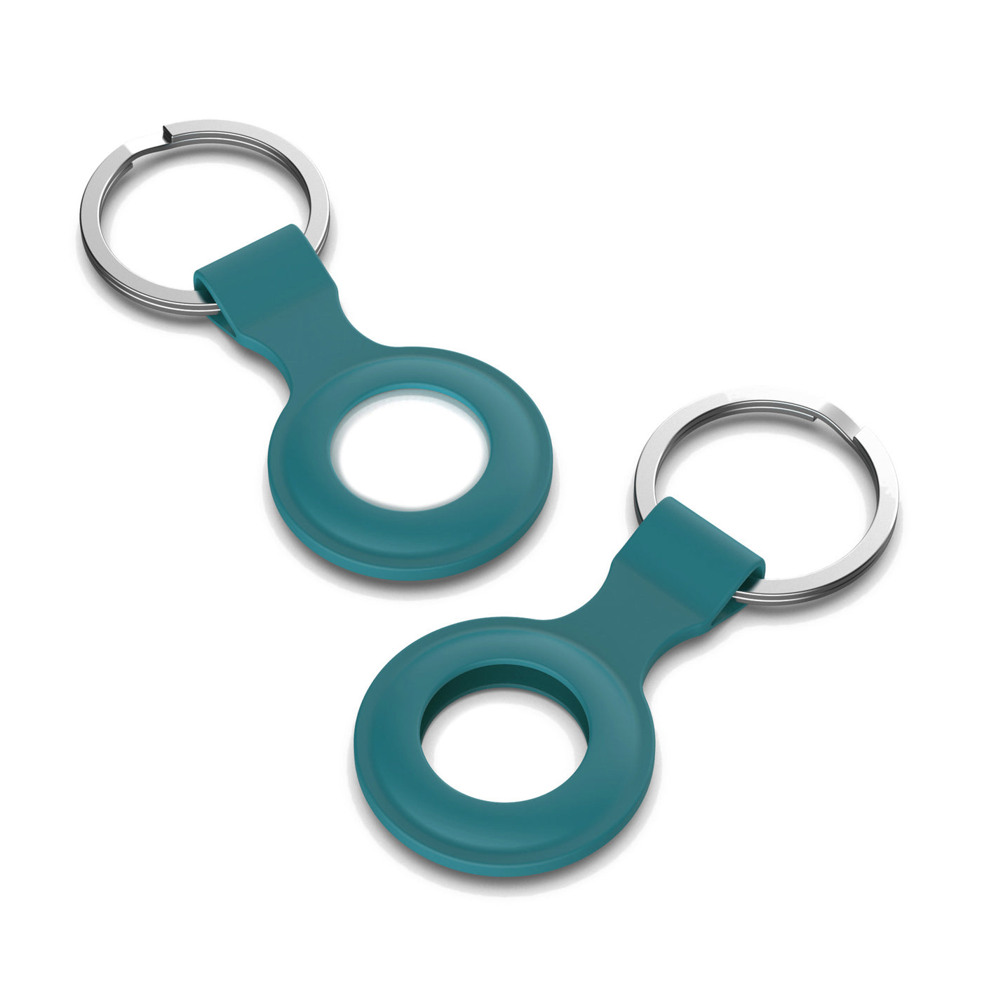 Blue AirTag Keyring Case