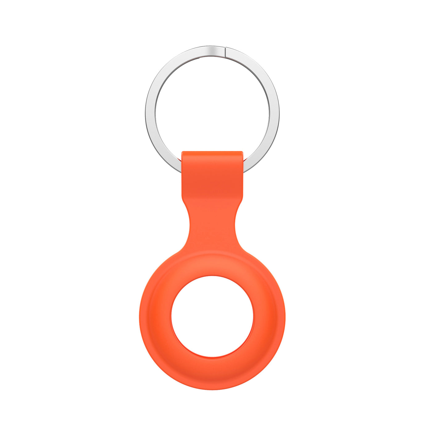 Orange AirTag Keyring Case
