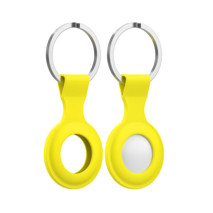 Yellow AirTag Keyring Case