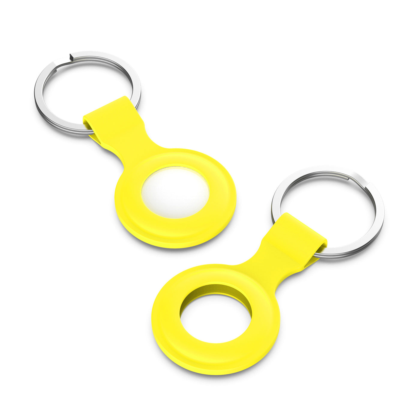Yellow AirTag Keyring Case