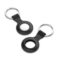 Black AirTag Keyring Case