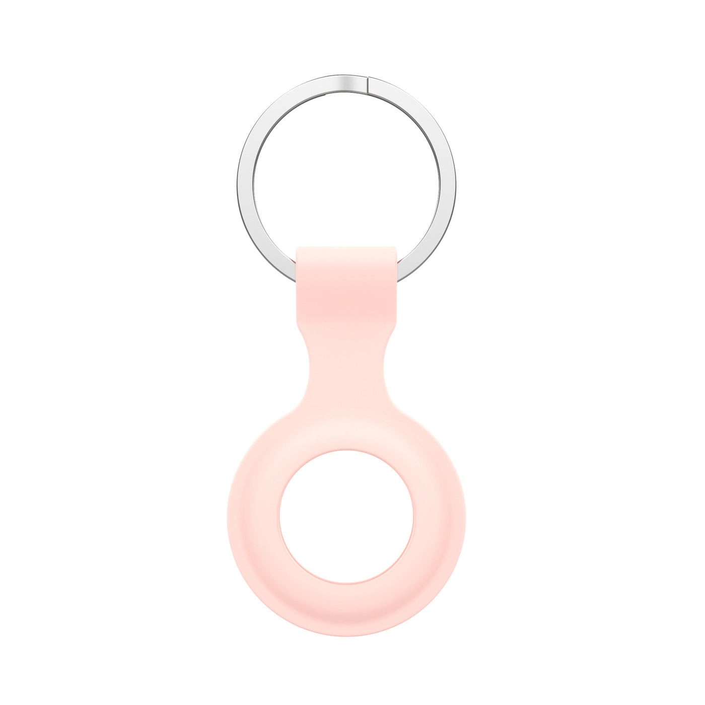 Pink AirTag Keyring Case