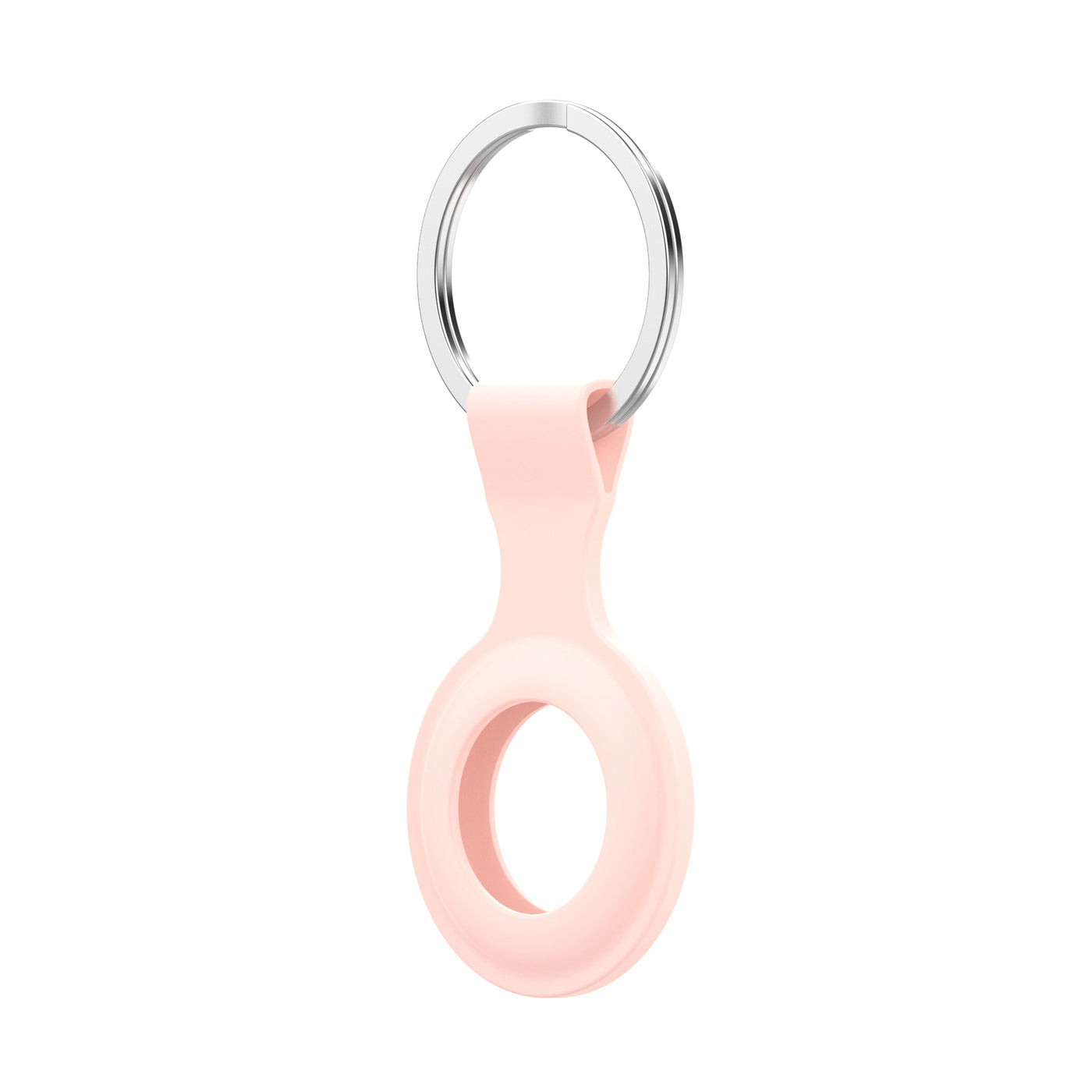 Pink AirTag Keyring Case